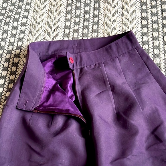 NWOT Vintage High-Rise Pencil Skirt (Purple) - Picture 5 of 9